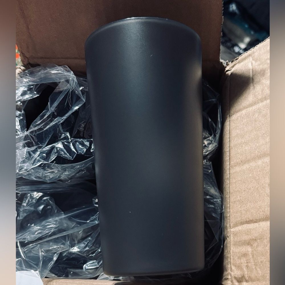 Bulk of New plastic drinking cups 24 of them from Target Black Tumblers,